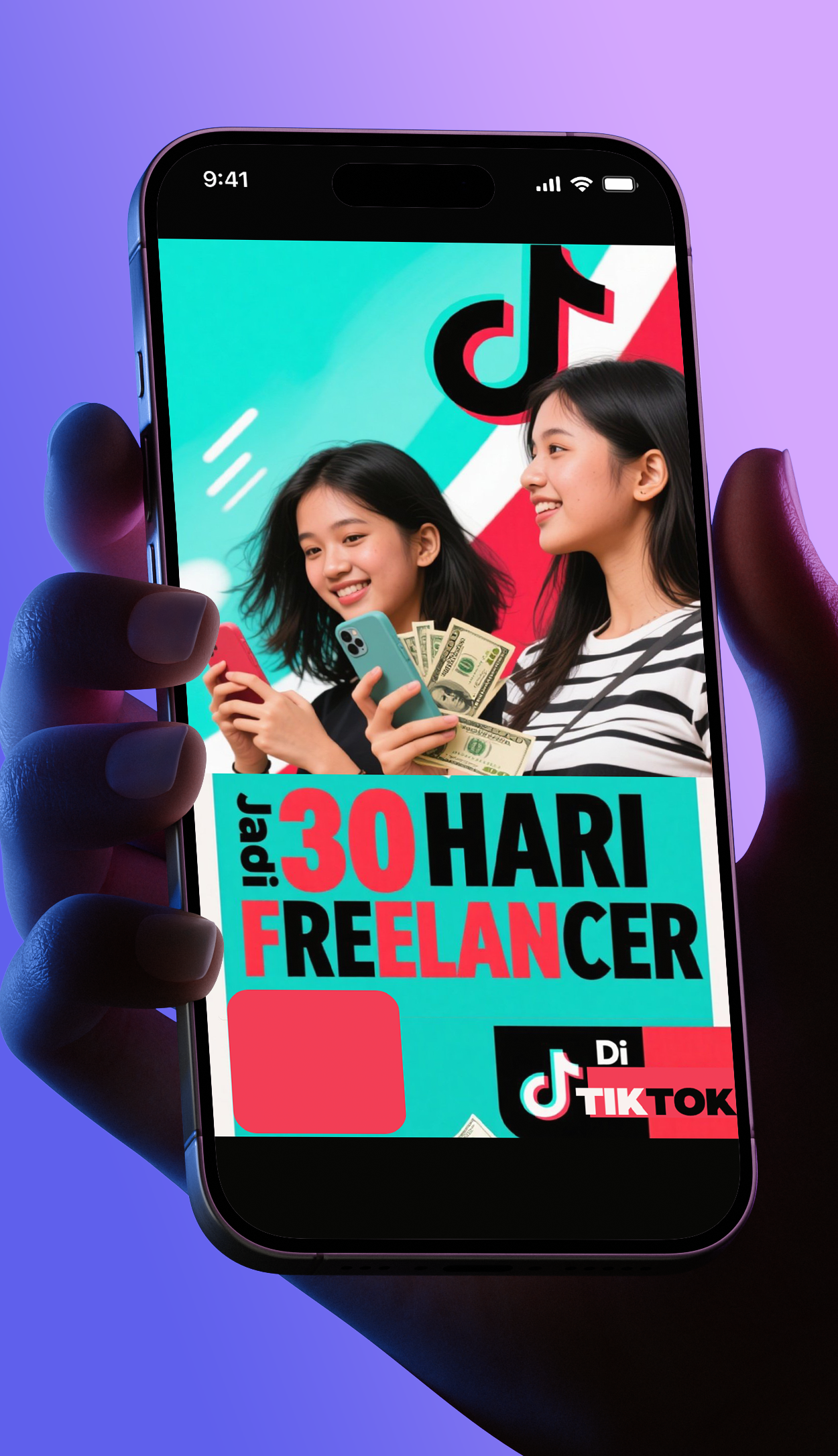 [Gambar cover ecourse 30 Hari Freelancer TikTok]